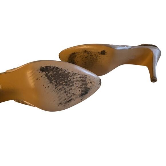 RSVP 12M heels gold tan - Picture 8 of 10